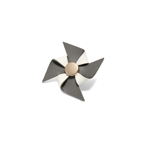 百丽珠珠饰扣勃肯鞋女童2025秋新商场同款民族风吐司鞋84958C85