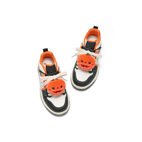 百丽时尚撞色高帮板鞋女童2025冬新商场同款绒毛球休闲鞋82130D85