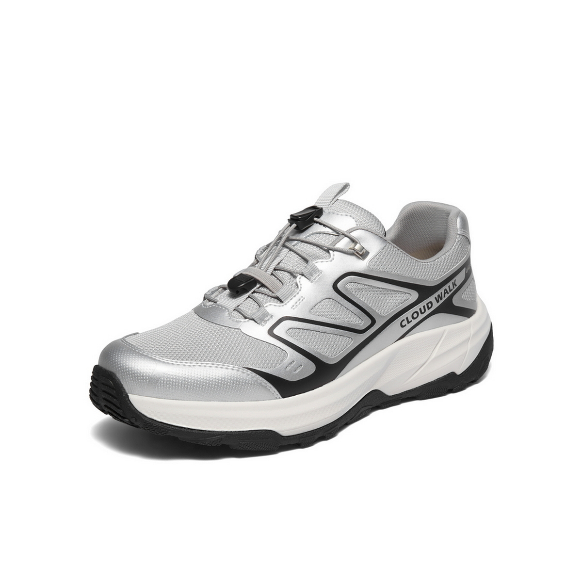 百丽时尚潮搭休闲鞋男2025新款秋季厚底增高户外运动鞋A2156CM5