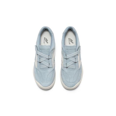 百丽清爽撞色小白鞋女2025秋新便捷魔术贴舒适休闲鞋3RTB1CM5