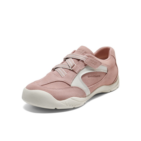 百丽清爽撞色小白鞋女2025秋新便捷魔术贴舒适休闲鞋3RTB1CM5