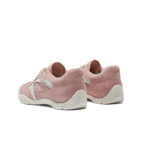 百丽清爽撞色小白鞋女2025秋新便捷魔术贴舒适休闲鞋3RTB1CM5