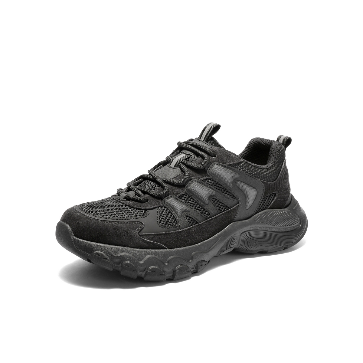 百丽厚底增高休闲鞋男鞋2025新款秋季户外潮搭舒适老爹鞋A2198CM5