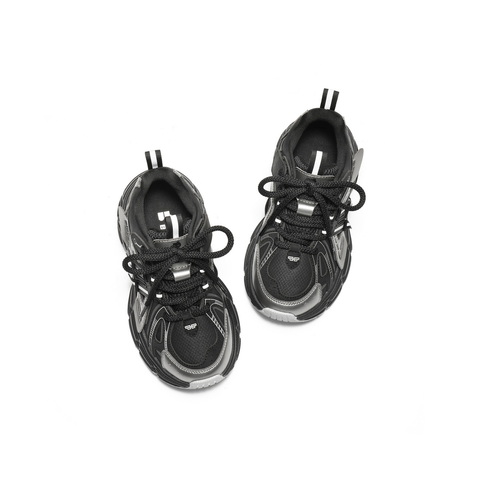 百丽撞色拼接老爹鞋童鞋2025冬新商场同款厚底运动休闲鞋V5155D85