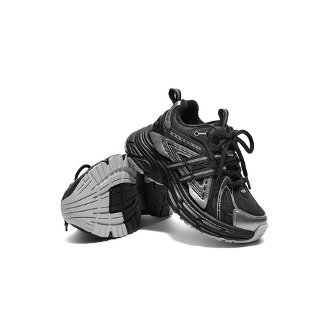 百丽撞色拼接老爹鞋童鞋2025冬新商场同款厚底运动休闲鞋V5155D85