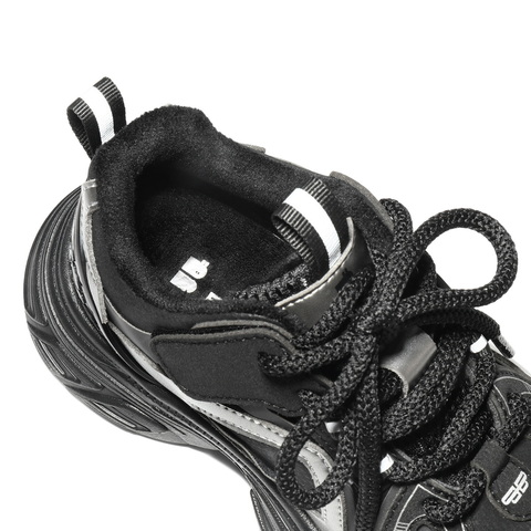 百丽撞色拼接老爹鞋童鞋2025冬新商场同款厚底运动休闲鞋V5155D85