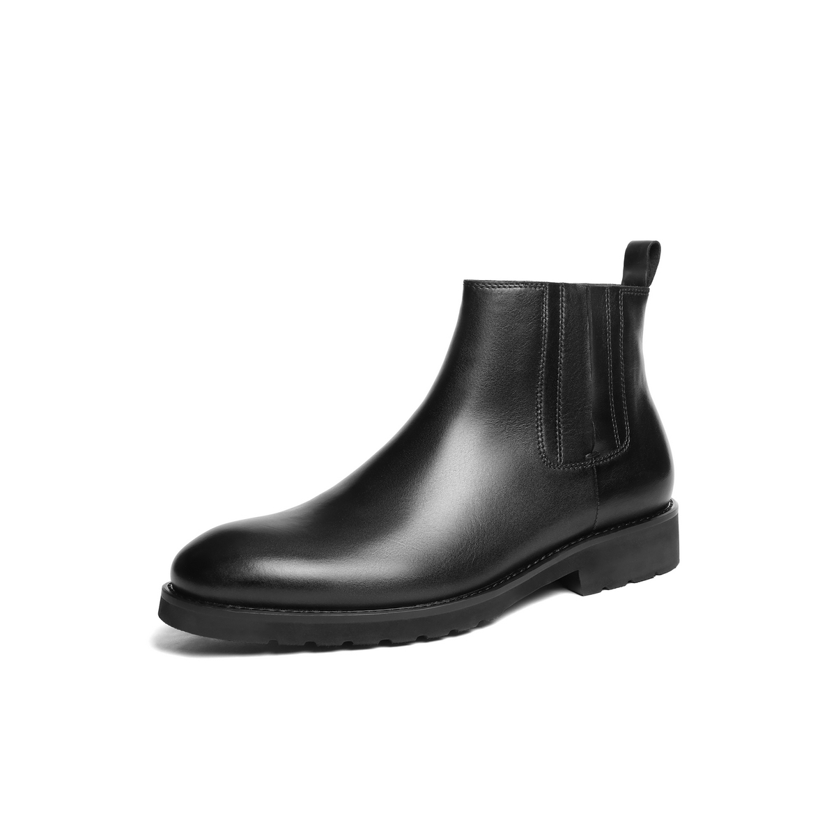 百丽时尚休闲切尔西靴男士2025新款冬季舒适潮搭套筒短靴D9P40DD5