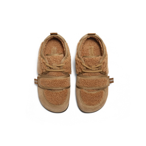 百丽可爱治愈毛毛鞋女2025冬新丑萌保暖休闲鞋B3016DM5