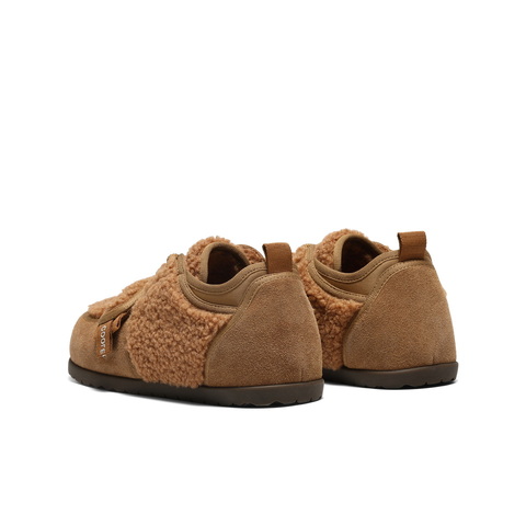 百丽可爱治愈毛毛鞋女2025冬新丑萌保暖休闲鞋B3016DM5