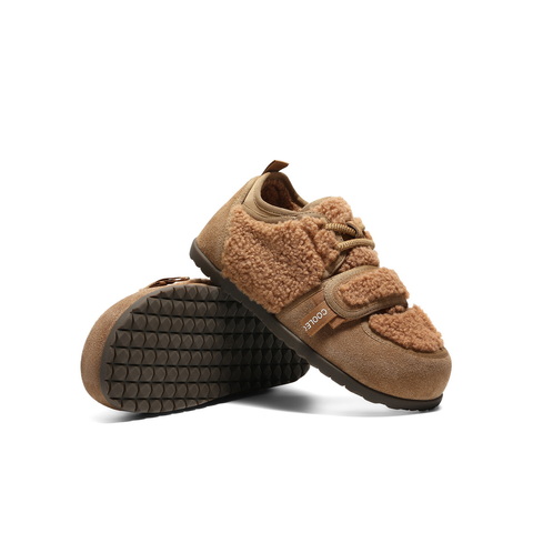 百丽可爱治愈毛毛鞋女2025冬新丑萌保暖休闲鞋B3016DM5