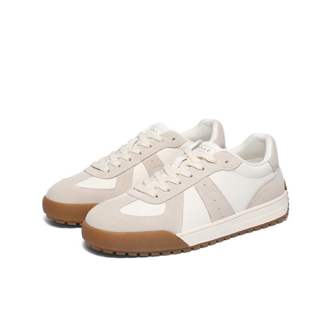 百丽复古潮搭德训鞋男2025新款冬季拼接撞色休闲板鞋A2181DM5