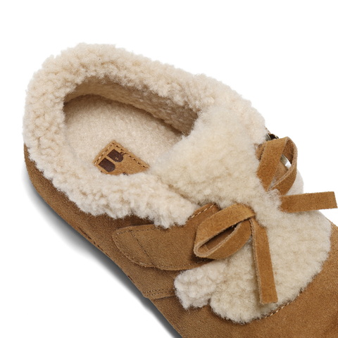 百丽复古毛毛吐司鞋童鞋2025冬新加毛保暖舒适休闲鞋84950D85