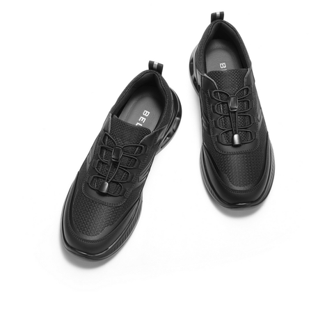 百丽厚底增高健步鞋男鞋2025新款秋季潮搭户外休闲运动鞋L6008CM5