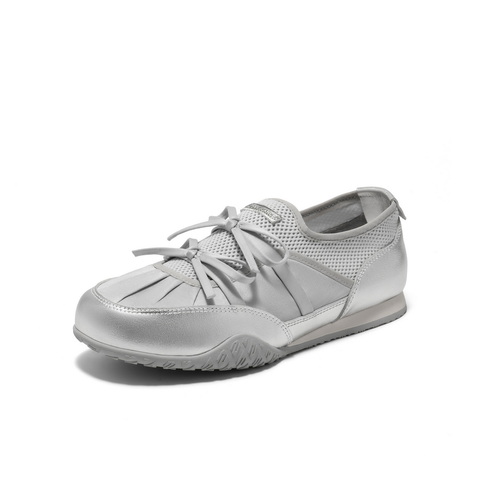 百丽芭蕾风网休闲鞋女2025夏新网面透气舒适鞋3QSB8BM5