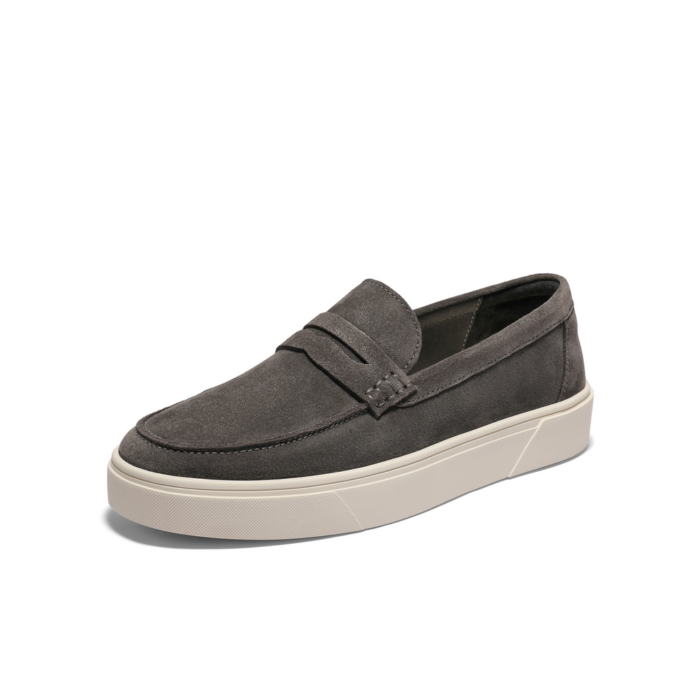 百丽时尚休闲乐福鞋男2026新款春季舒适厚底一脚蹬懒人鞋A2212AM6