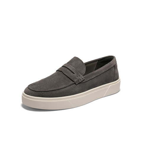 百丽时尚休闲乐福鞋男2026新款春季舒适厚底一脚蹬懒人鞋A2212AM6