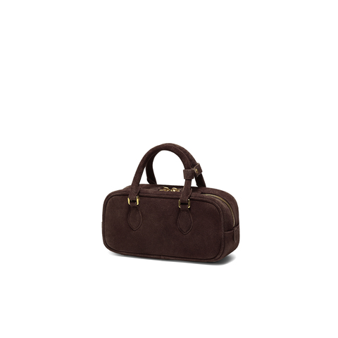 百丽包女2025冬新商场同款复古休闲单肩斜挎手提波士顿包X7471AX6