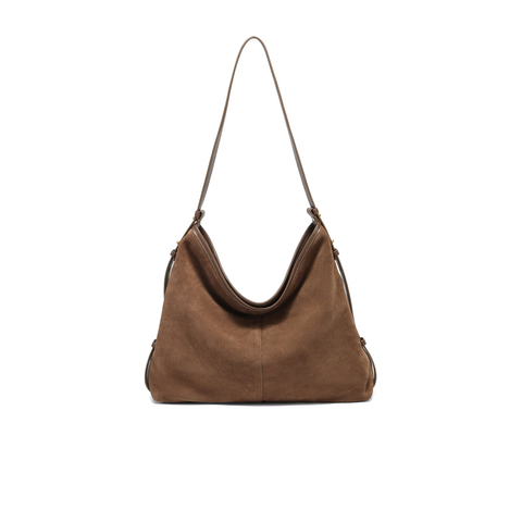 百丽包女25新款升级版流浪摩卡慵懒hobo单肩斜挎托特包Z9410AX6