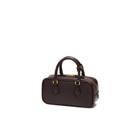 百丽包女2025冬新商场同款复古休闲单肩斜挎手提波士顿包X7471AX6