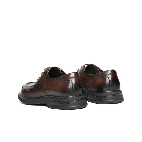 百丽舒适简约商务鞋男2026新款春季商场款牛皮革休闲皮鞋8YL01AM6