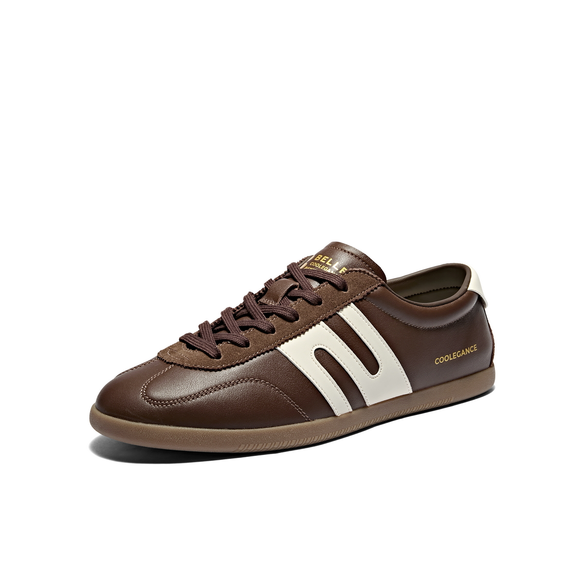 百丽时尚撞色休闲板鞋男2026新款春商场款复古潮搭德训鞋8ZE01AM6