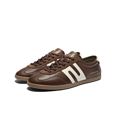 百丽时尚撞色休闲板鞋男2026新款春商场款复古潮搭德训鞋8ZE01AM6