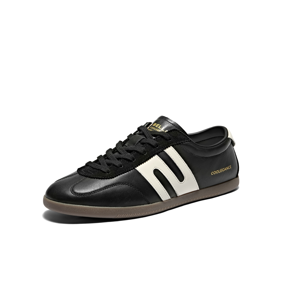 百丽时尚撞色休闲板鞋男2026新款春商场款复古潮搭德训鞋8ZE01AM6