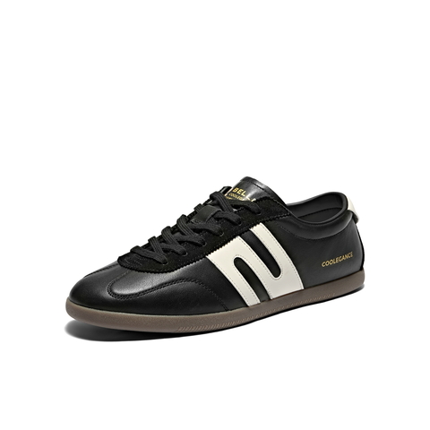 百丽时尚撞色休闲板鞋男2026新款春商场款复古潮搭德训鞋8ZE01AM6