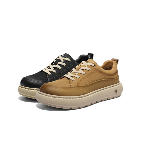 百丽复古潮搭工装鞋男2026新款春季商场同款厚底休闲板鞋8YH01AM6