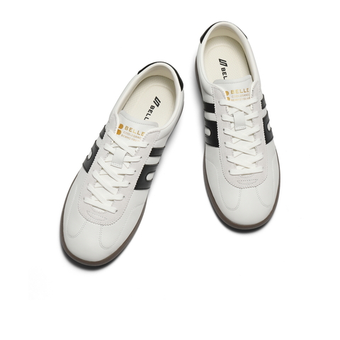 百丽时尚撞色休闲板鞋男2026新款春商场款复古潮搭德训鞋8ZE01AM6