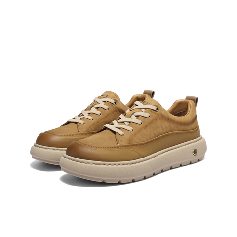 百丽复古潮搭工装鞋男2026新款春季商场同款厚底休闲板鞋8YH01AM6