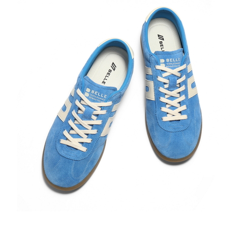 百丽时尚撞色休闲板鞋男2026新款春商场款复古潮搭德训鞋8ZE01AM6