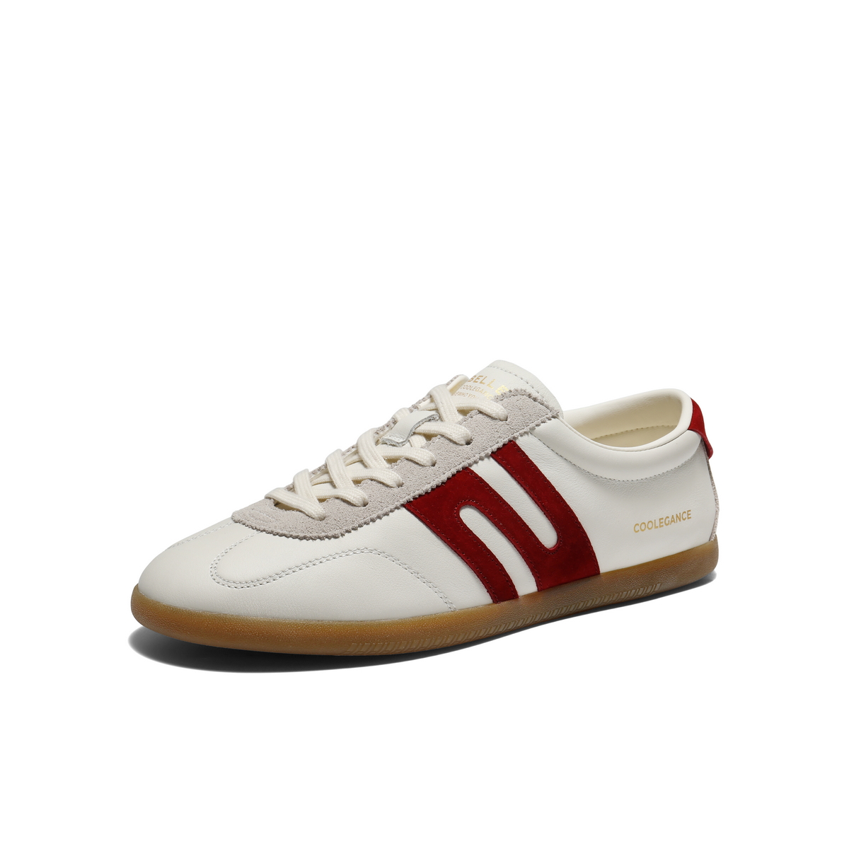 百丽时尚撞色休闲板鞋男2026新款春商场款复古潮搭德训鞋8ZE01AM6