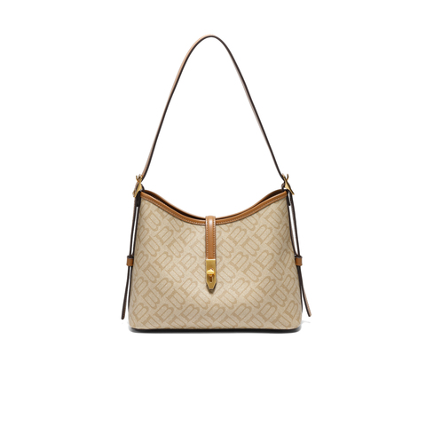 百丽包包女2024秋季新品复古通勤单肩斜挎腋下包X7023CX4