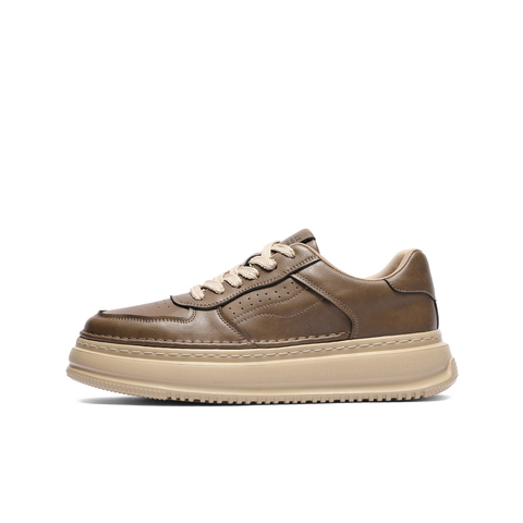 百丽厚底增高休闲板鞋男2026春新商场同款复古潮搭工装鞋8QZ01AM6