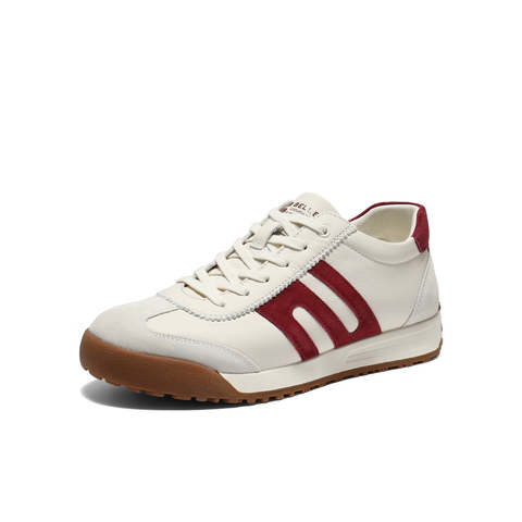 百丽撞色休闲高帮板鞋男2026新春商场同款阿甘德训鞋加绒8WY01AD6