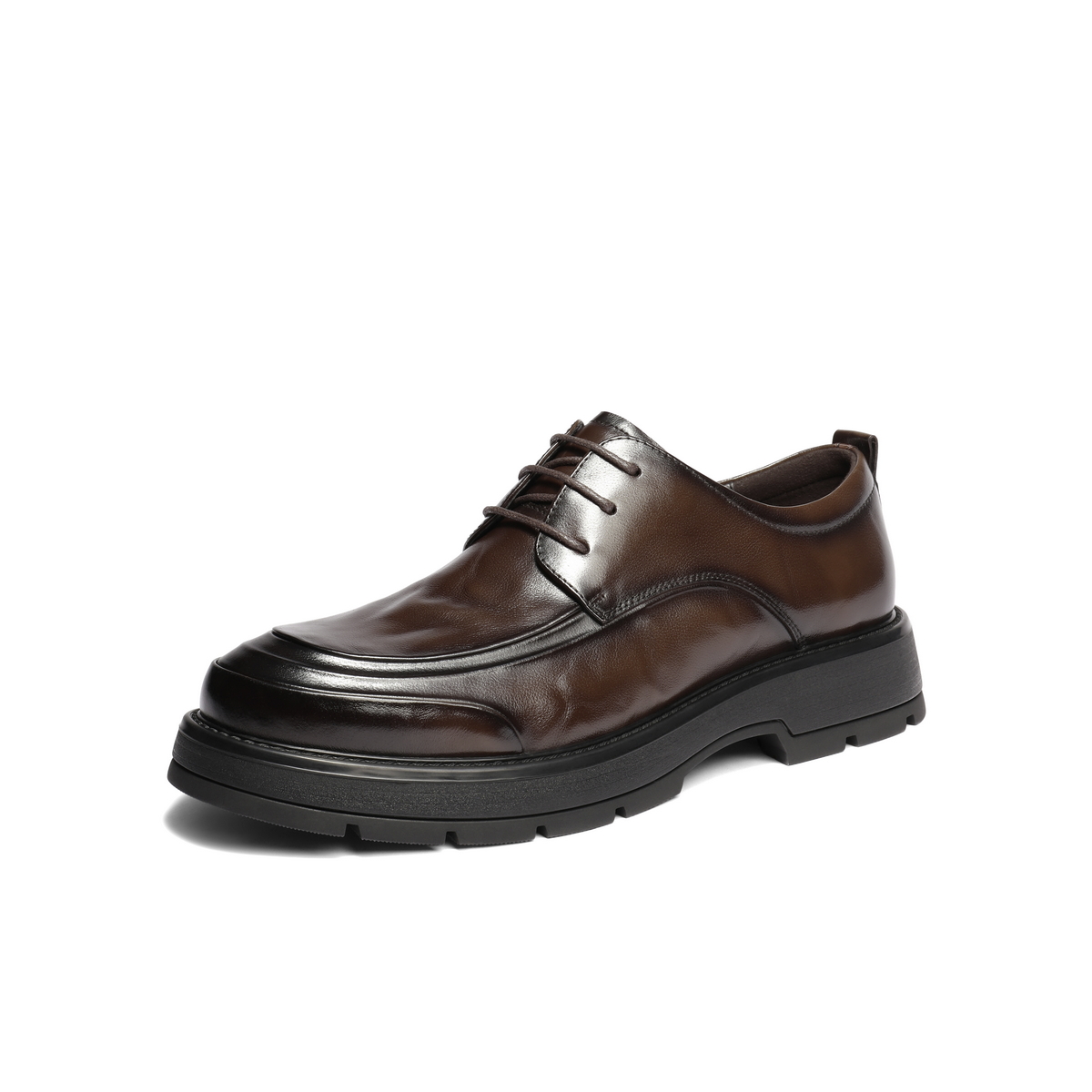 百丽厚底商务鞋男2026新款春商场款牛皮革上班鞋休闲皮鞋8ZM01AM6