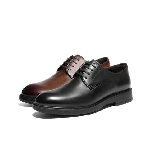 百丽通勤商务鞋男2026新春商场款牛皮革新郎结婚鞋正装鞋8YS01AM6