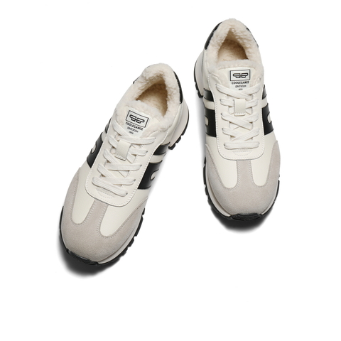 百丽高帮休闲运动鞋男2026新春商场款复古保暖阿甘德训鞋8PT11AM6