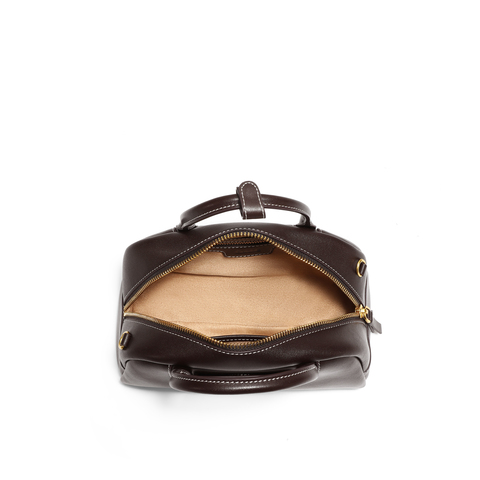 百丽包女25冬商场同款简约百搭牛皮单肩斜挎手提波士顿包BL881AX6