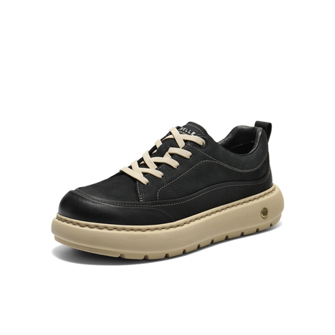 百丽厚底休闲板鞋男2026新款春季商场同款复古潮搭工装鞋8YH01AM6