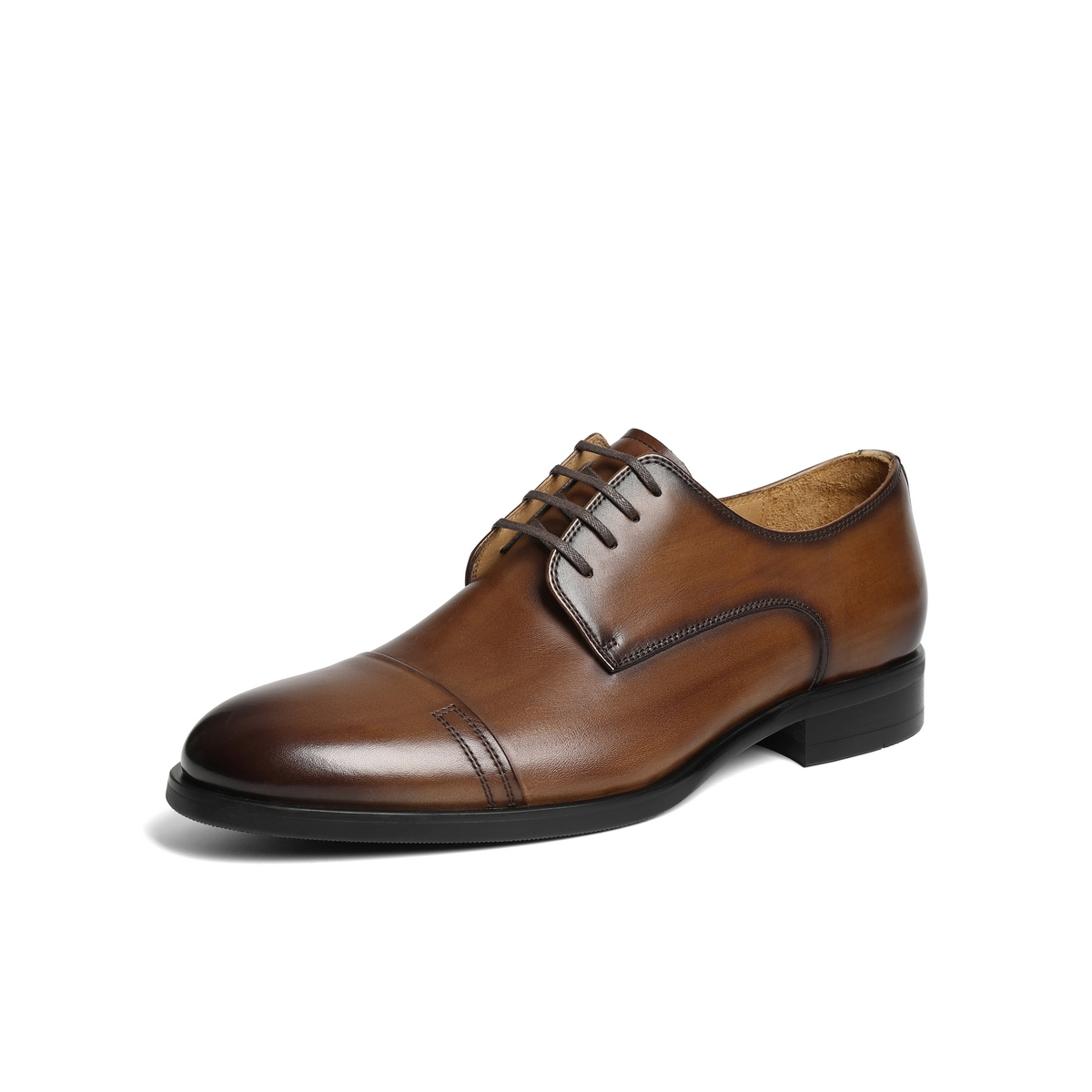 百丽英伦风商务鞋男2026新春商场款牛皮革职场通勤正装鞋H9005AM6