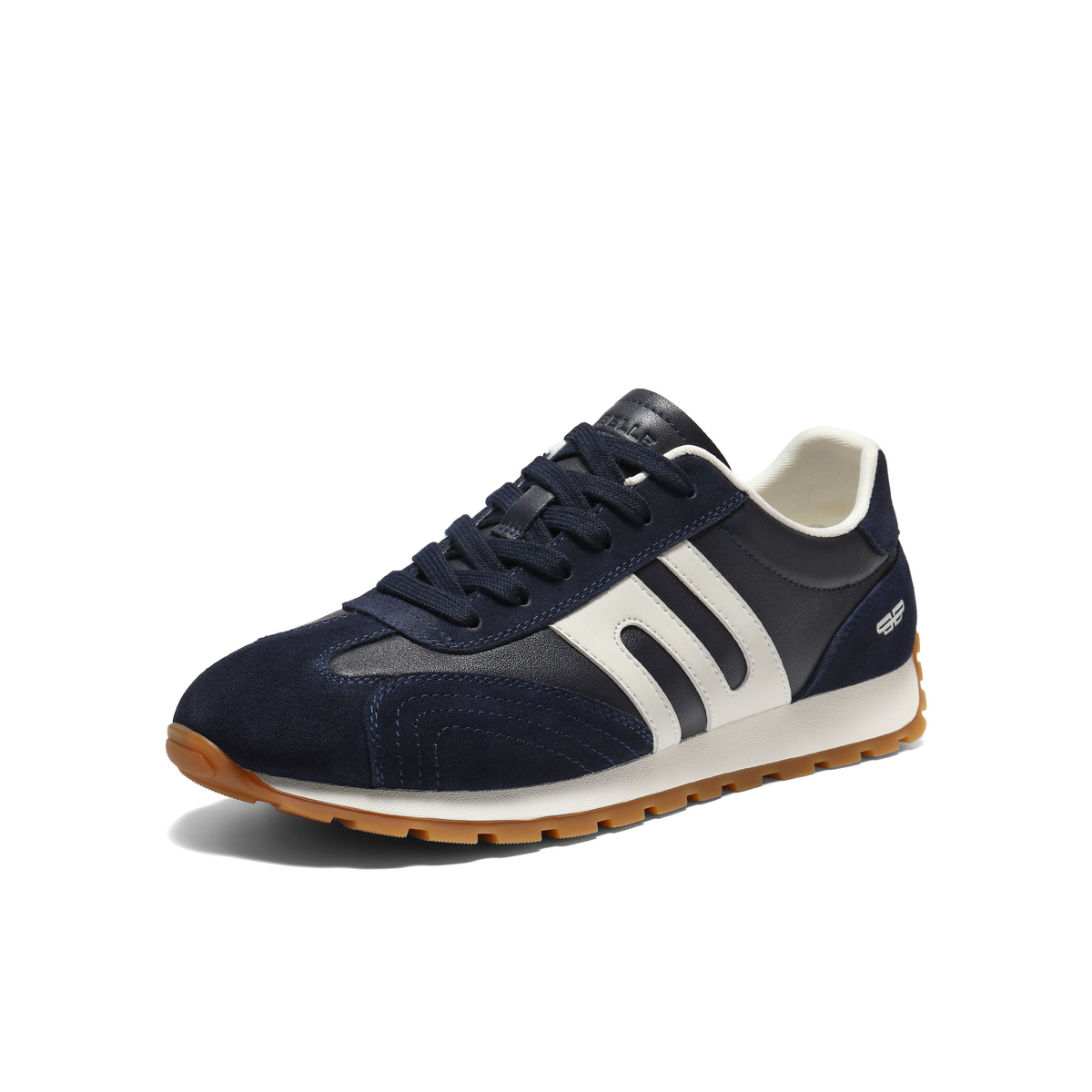 百丽复古撞色休闲运动鞋男2026新款春季商场款德训阿甘鞋8ZA01AM6