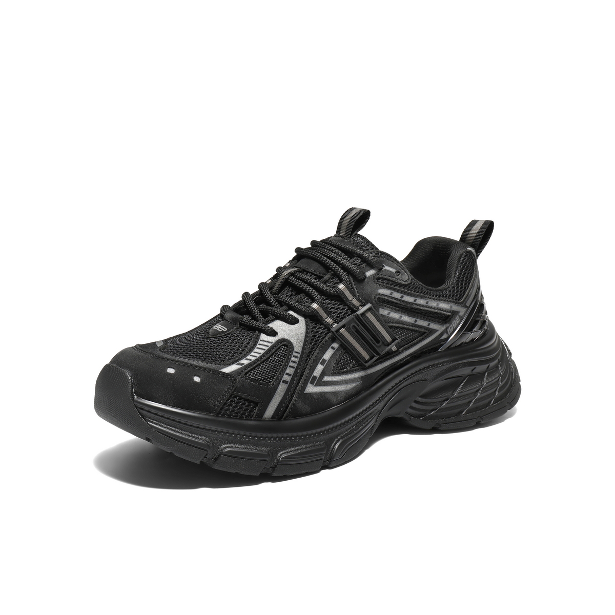 百丽蓝鲸老爹鞋男鞋2026春新复古潮搭厚底增高休闲运动鞋A2321AM6