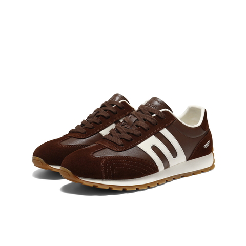 百丽复古撞色休闲运动鞋男2026新款春季商场款德训阿甘鞋8ZA01AM6