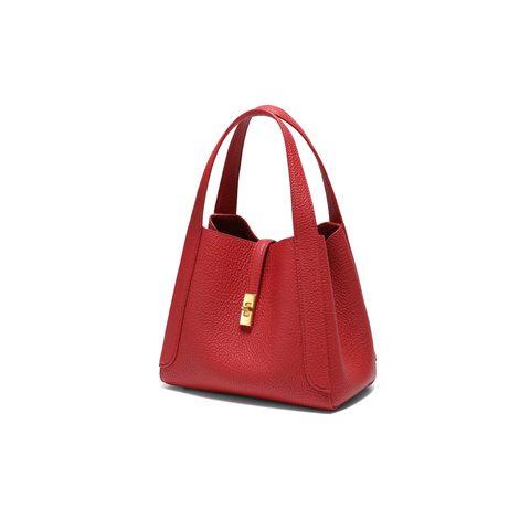 百丽包女2025冬新商场同款真皮通勤菜篮子单肩斜挎手提包BL878AX6