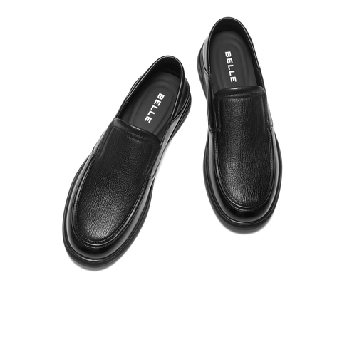 百丽一脚蹬商务鞋男2026新春季商场款踩后跟两穿休闲皮鞋L6022AM6