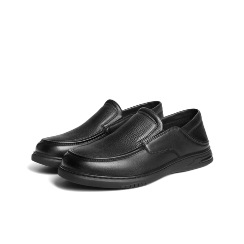 百丽一脚蹬商务鞋男2026新春季商场款踩后跟两穿休闲皮鞋L6022AM6