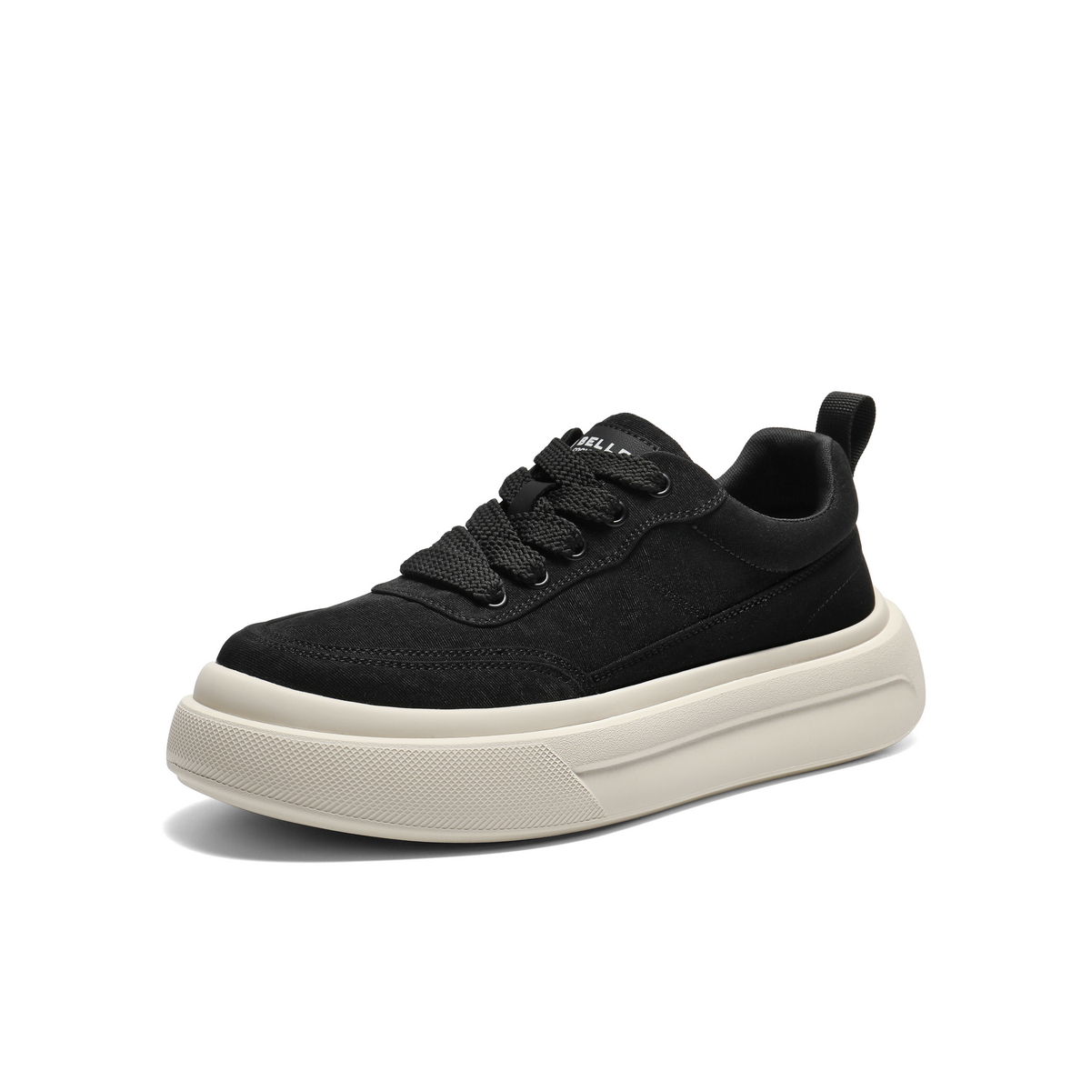 百丽厚底增高休闲板鞋男2026新款夏季舒适潮搭时尚帆布鞋A2330BM6