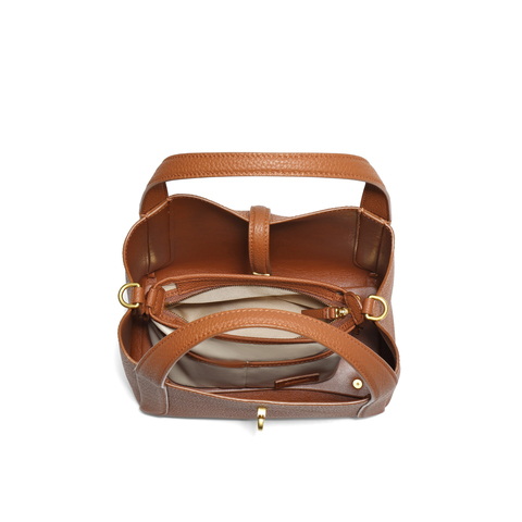 百丽包女2025冬新商场同款真皮通勤菜篮子单肩斜挎手提包BL878AX6